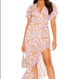 Tularosa revolve Cleo dress size small bonnie floral worn once